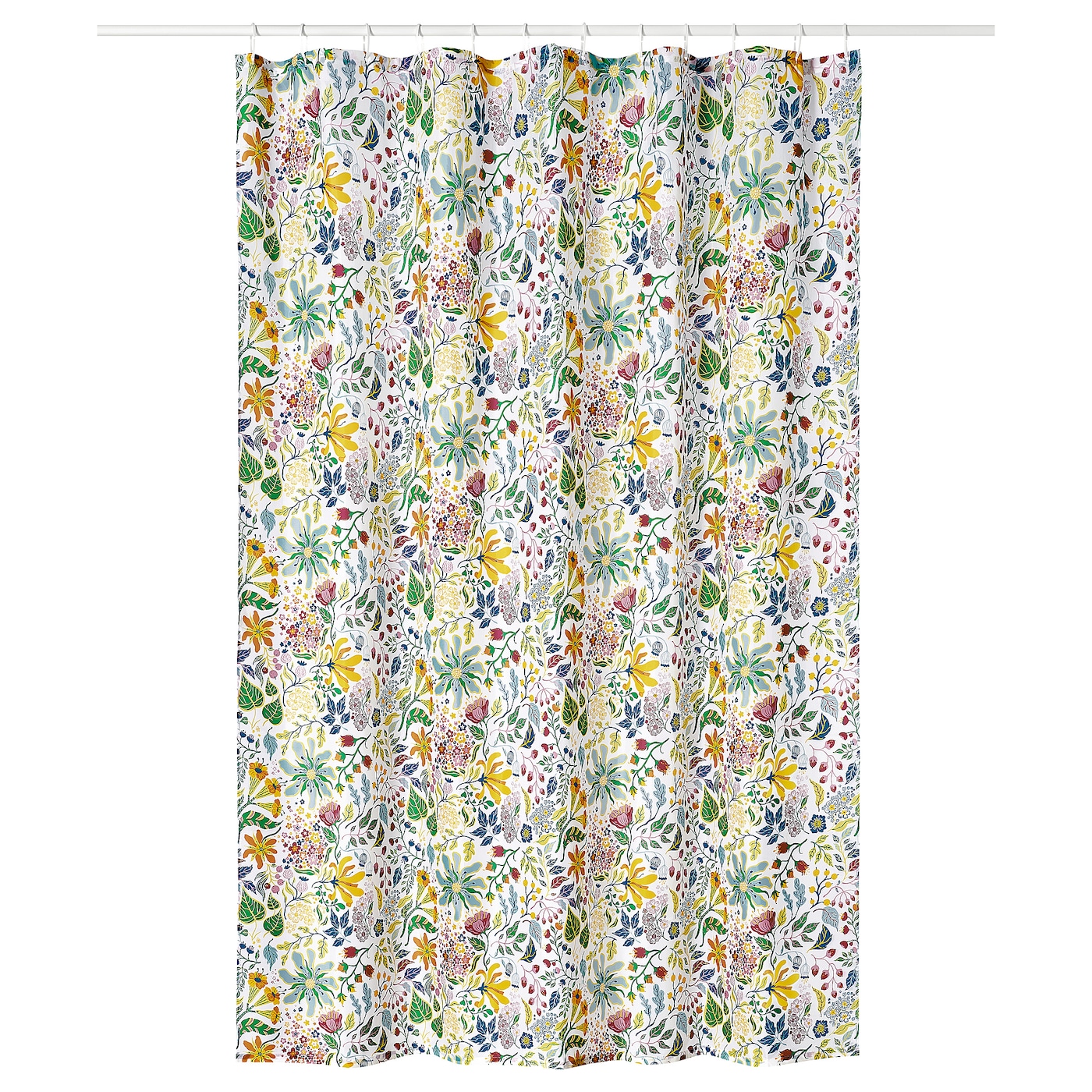 IKEA STRANDLUMMER Zasłona prysznicowa, wielobarwny, 180x200 cm