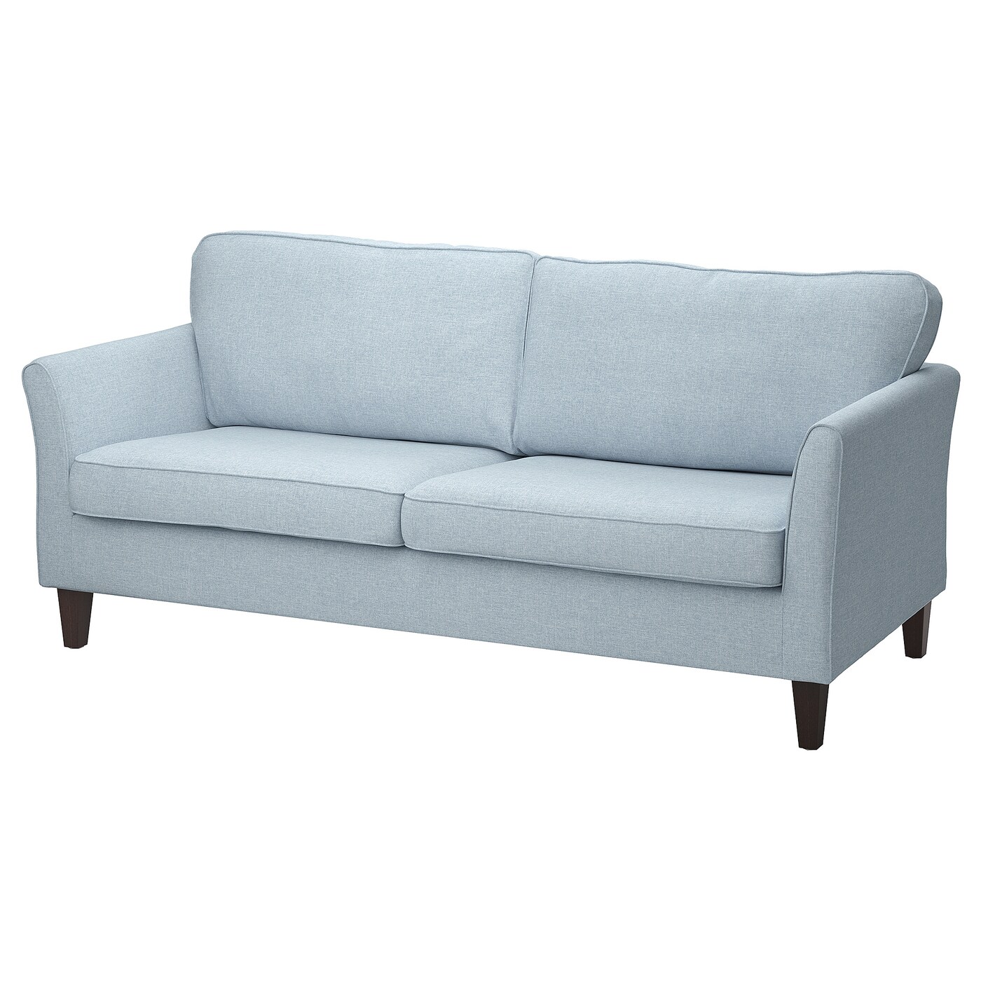 IKEA EKHOLMA sofa 3-osobowa, Kilanda bladoniebieski, Głębokość: 85 cm