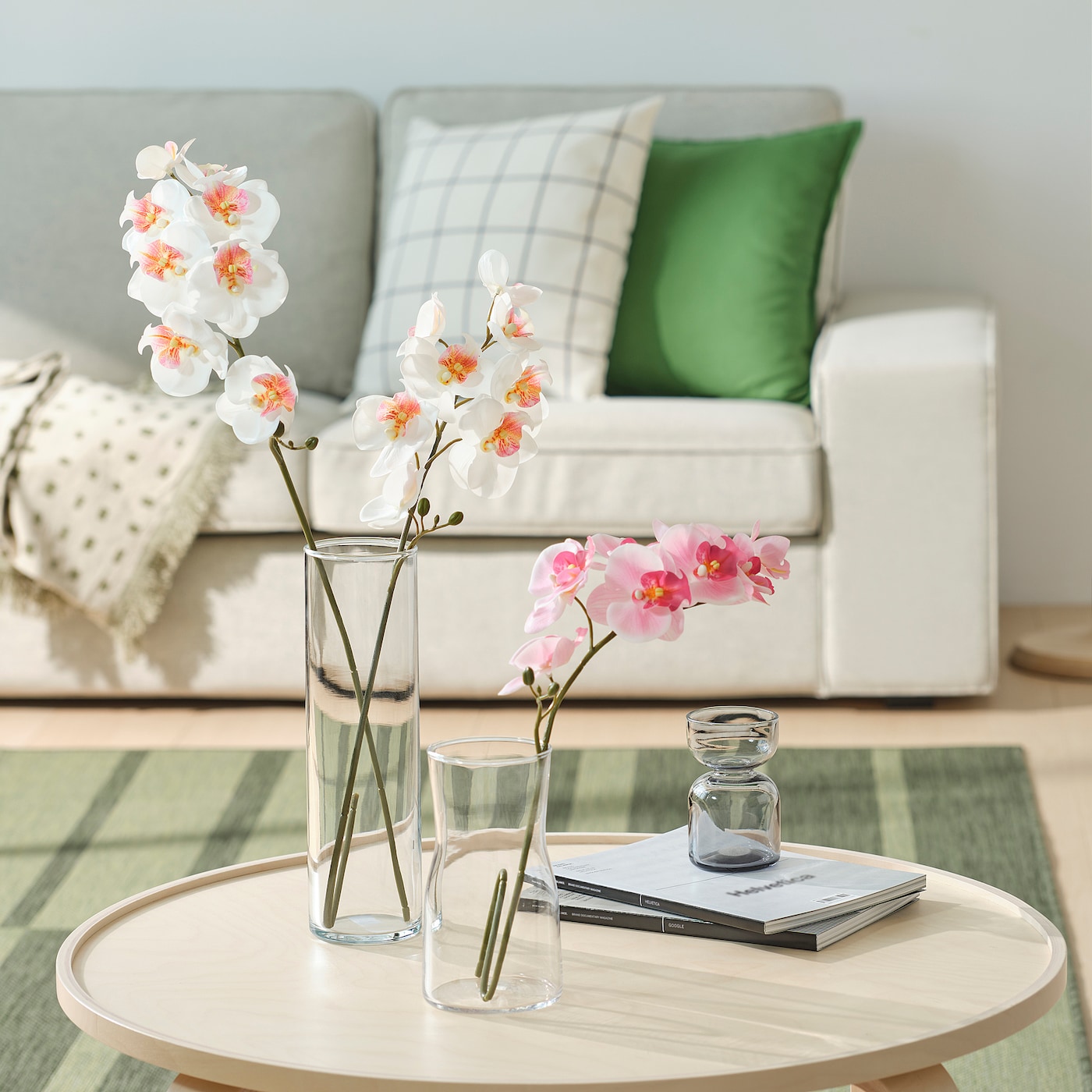 IKEA SMYCKA sztuczny kwiat, do wewnątrz/na zewnątrz/Orchidea biały, 60 cm