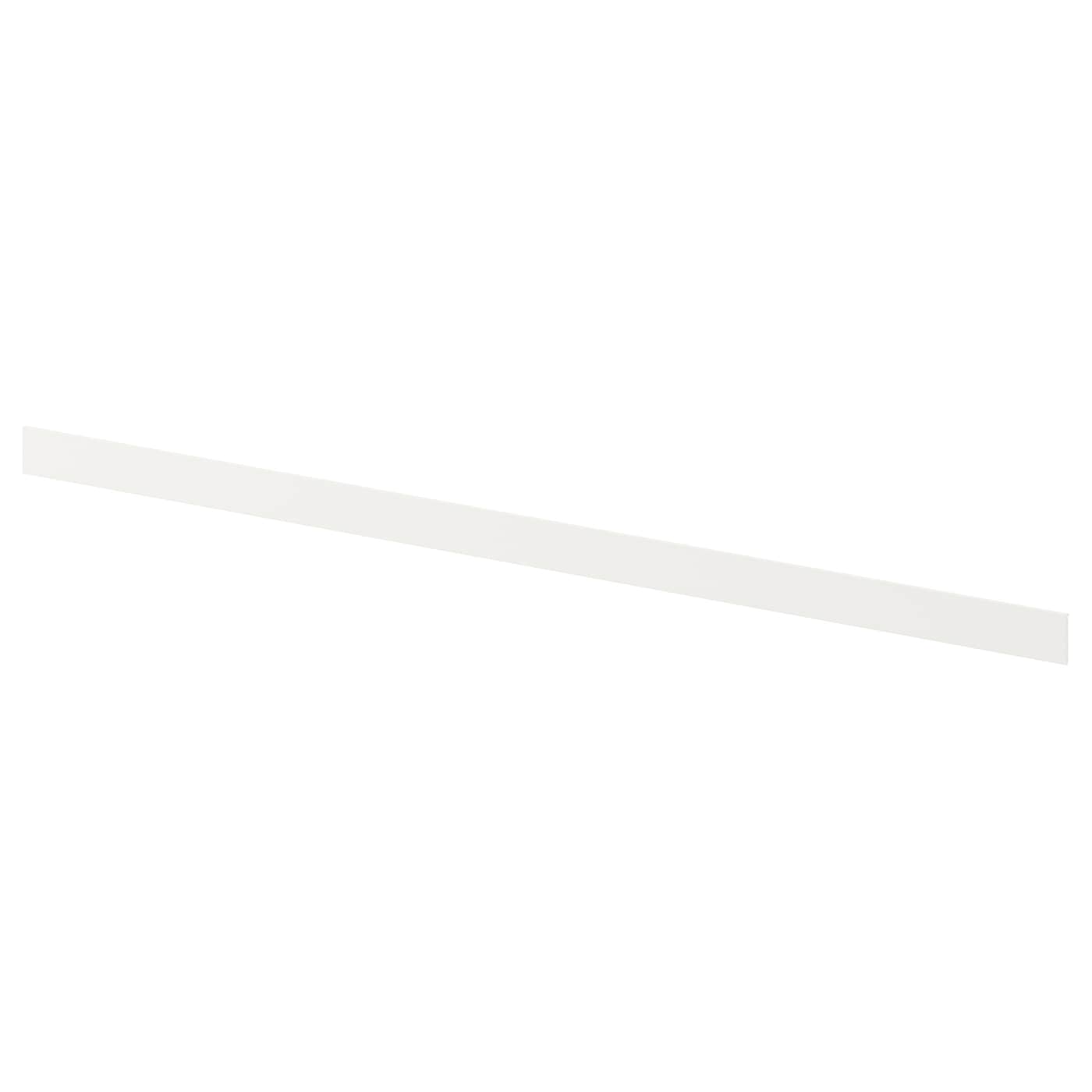 IKEA FÖRBÄTTRA Listwa maskująca z mocowaniem, biały, 59.7x2.2 cm