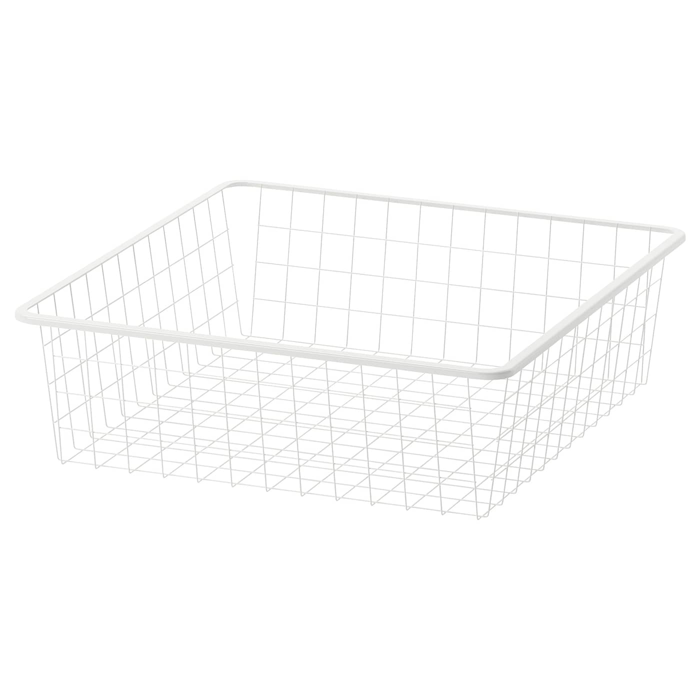 IKEA JONAXEL kosz druciany, biały, 50x51x15 cm
