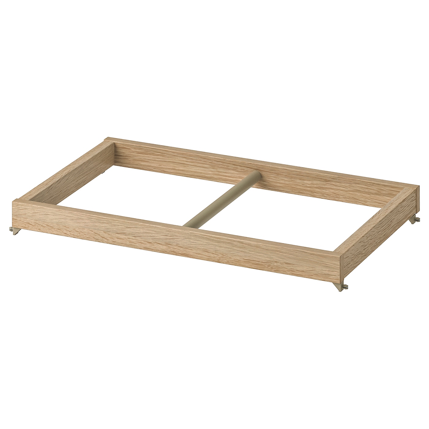 IKEA KOMPLEMENT drążek, imitacja dębu bejcowanego na biało, 50x35 cm