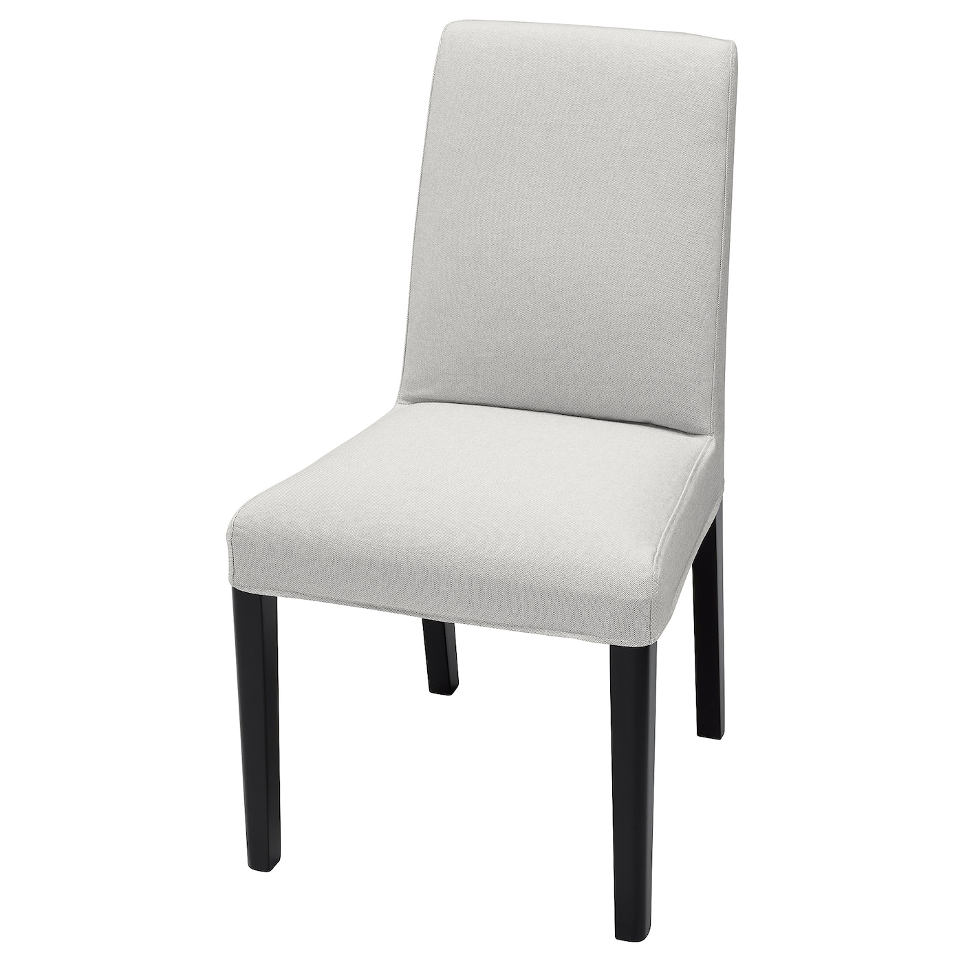 IKEA BERGMUND krzesło, czarny/Orrsta jasnoszary, Przetestowano dla: 110 kg