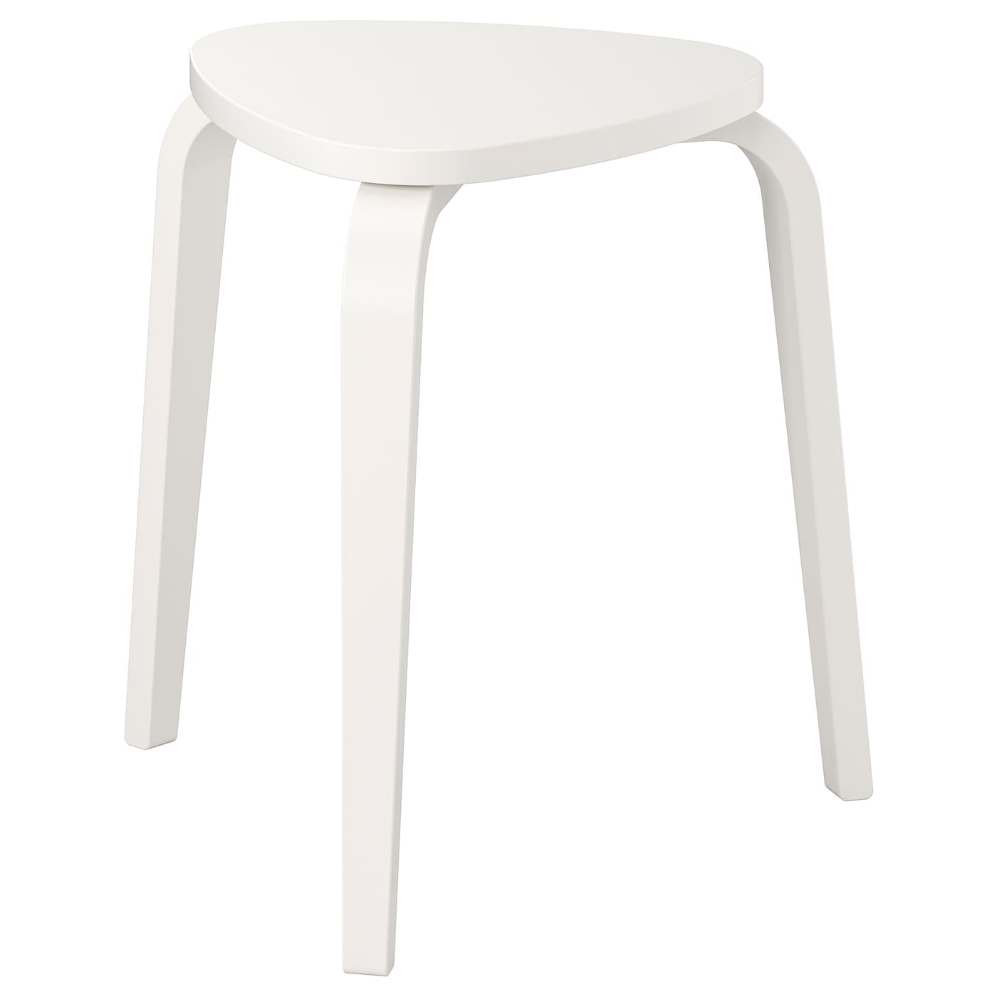 IKEA KYRRE stołek, biały, Przetestowano dla: 110 kg