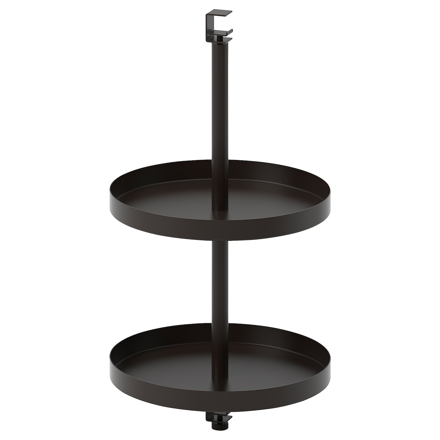 IKEA ENHET półka obrotowa, antracyt, 40x21 cm