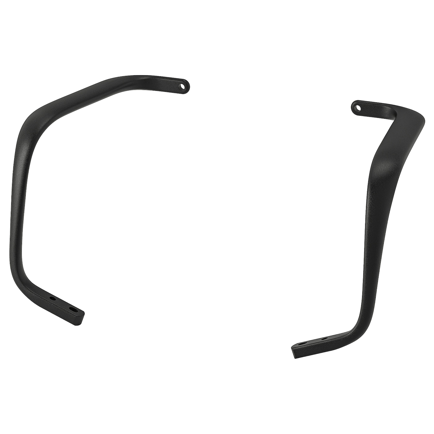 IKEA LÅNGFJÄLL podłokietniki 2 szt, czarny, Szerokość: 15 cm