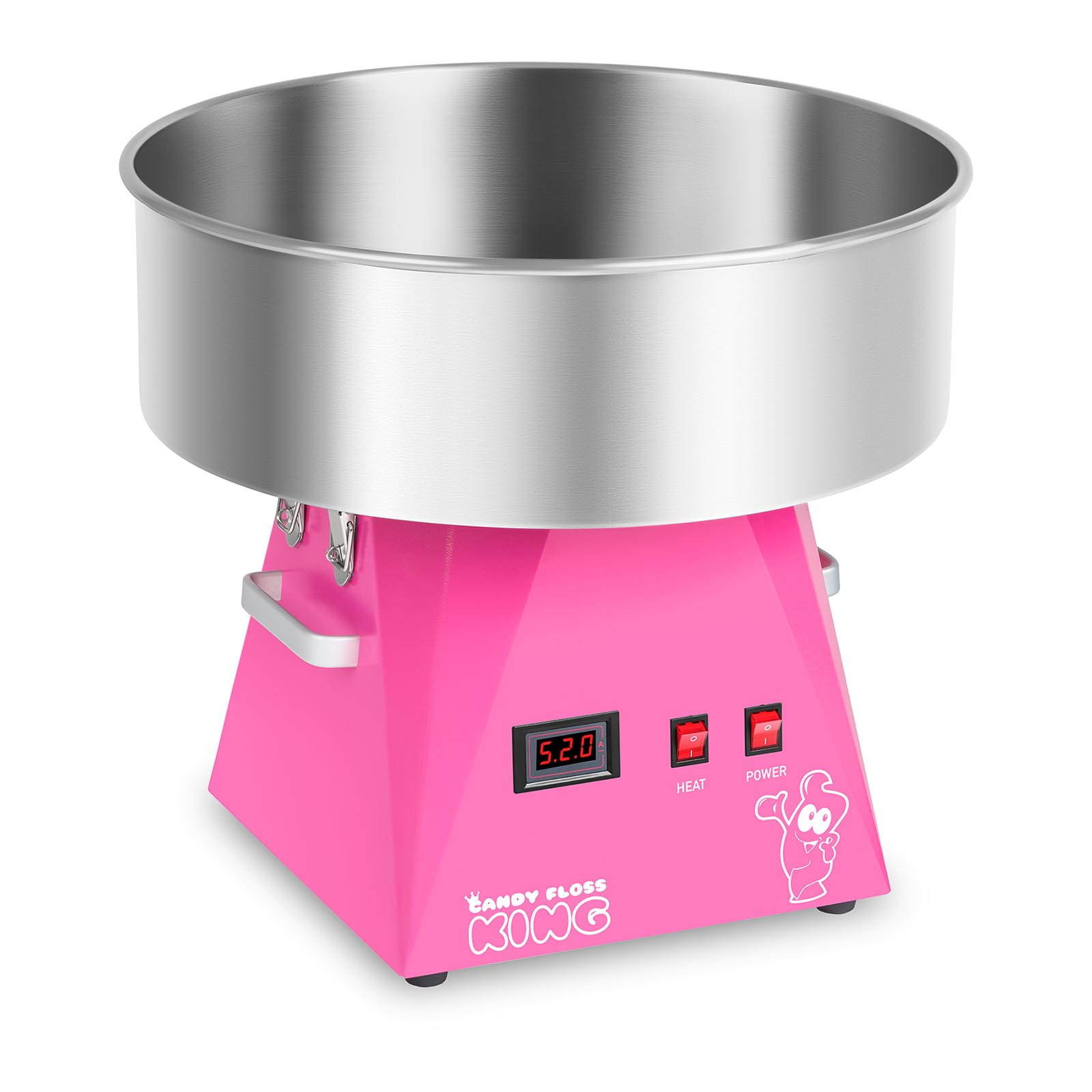 Maszyna do waty cukrowej 52 cm LED bez kopuły