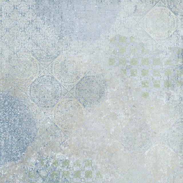 Gres szkliwiony hiszpański Aparici BOHEMIAN BLUE NATURAL mat 59,55x59