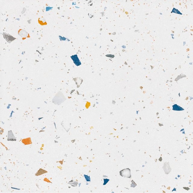 Gres szkliwiony hiszpański Wow Design DROPS off white mat 18,5x18,5 g
