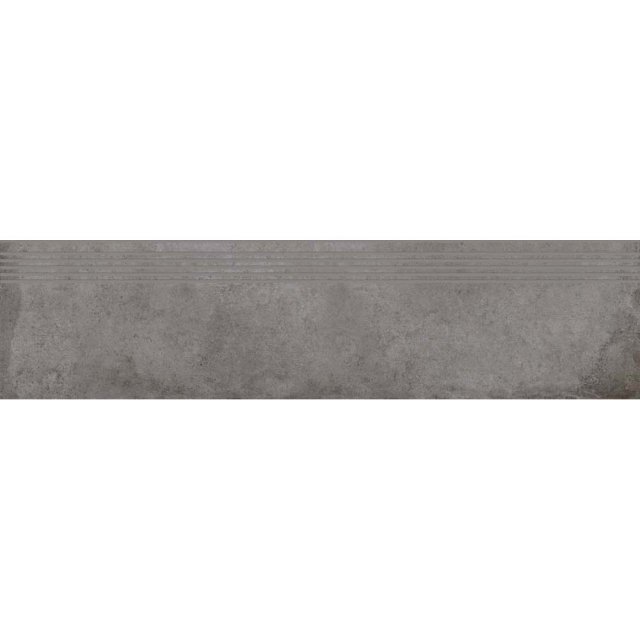 Gres szkliwiony stopnica DIVERSO grey mat 8mm 29,8x119,8 gat. I