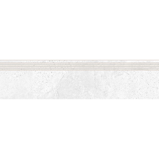 Gres szkliwiony stopnica MOONROW white mat 29,8x119,8 gat. I Cersanit