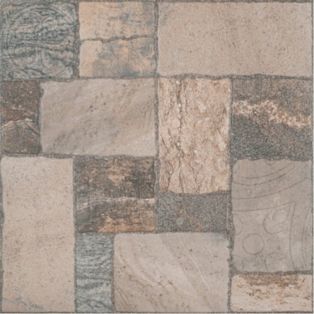 Gres szkliwiony MIDWAY brown mat 42x42 gat. I