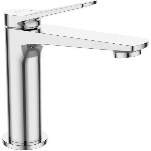 INVENA Bateria umywalkowa stojąca ALONIA z korkiem click-clack chrom