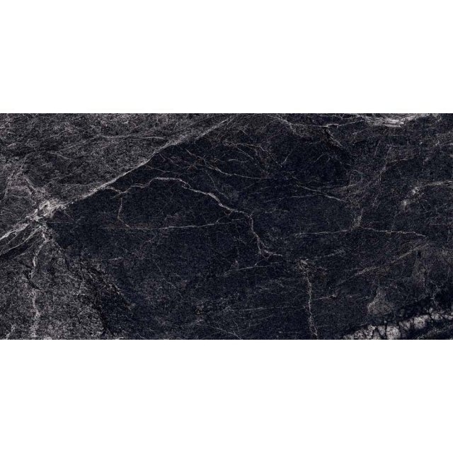 Gres szkliwiony CRACKSTONE black high glossy 60x120 gat. I Cersanit