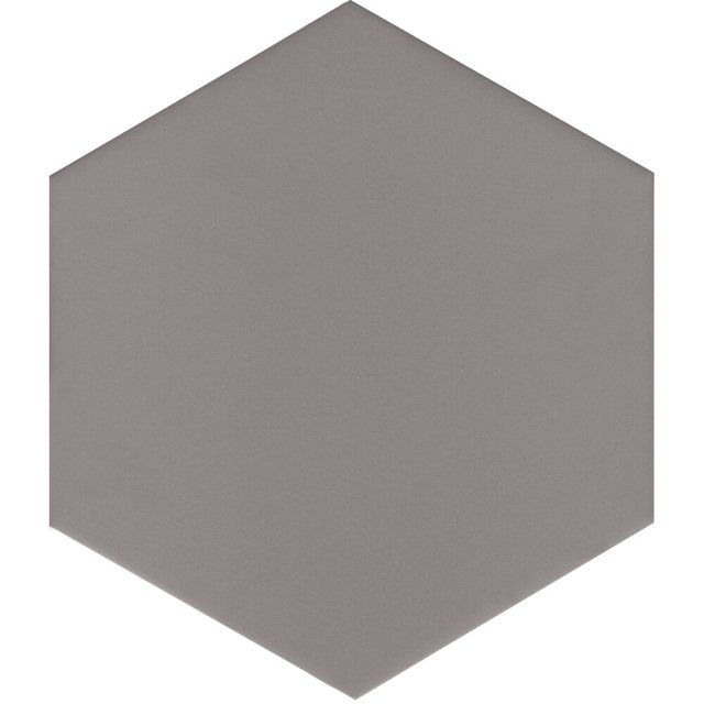 Gres szkliwiony SOLID HEXAGON grey mat 21,5x25 gat. I