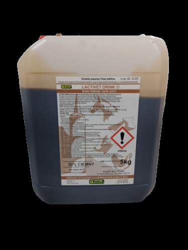 GALVET LACTIVET DRINK (Milchsäure) 50 % dunkel 5 kg Säuerungsmittel