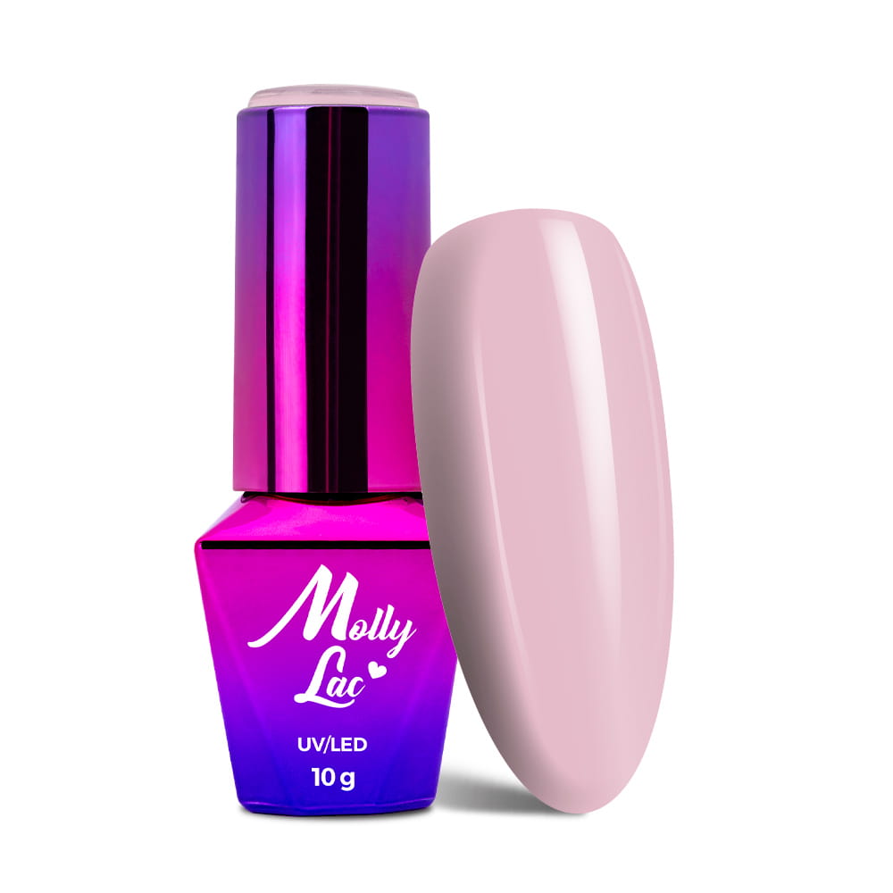 Lakier hybrydowy MollyLac I'm the Nudelover Nudematic 10 g Nr 522