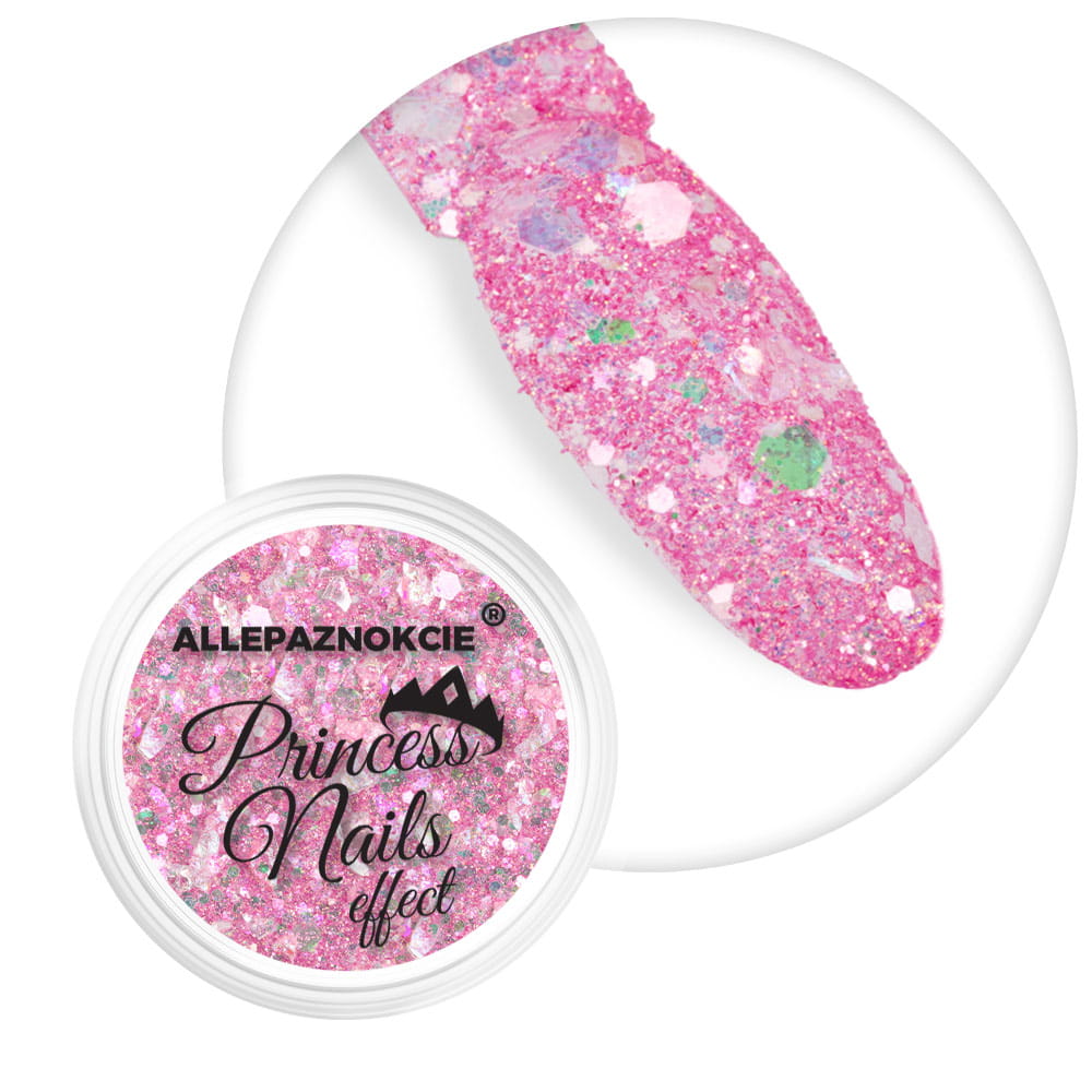 Pyłek do paznokci Princess Nails Allepaznokcie 1 g Nr 3