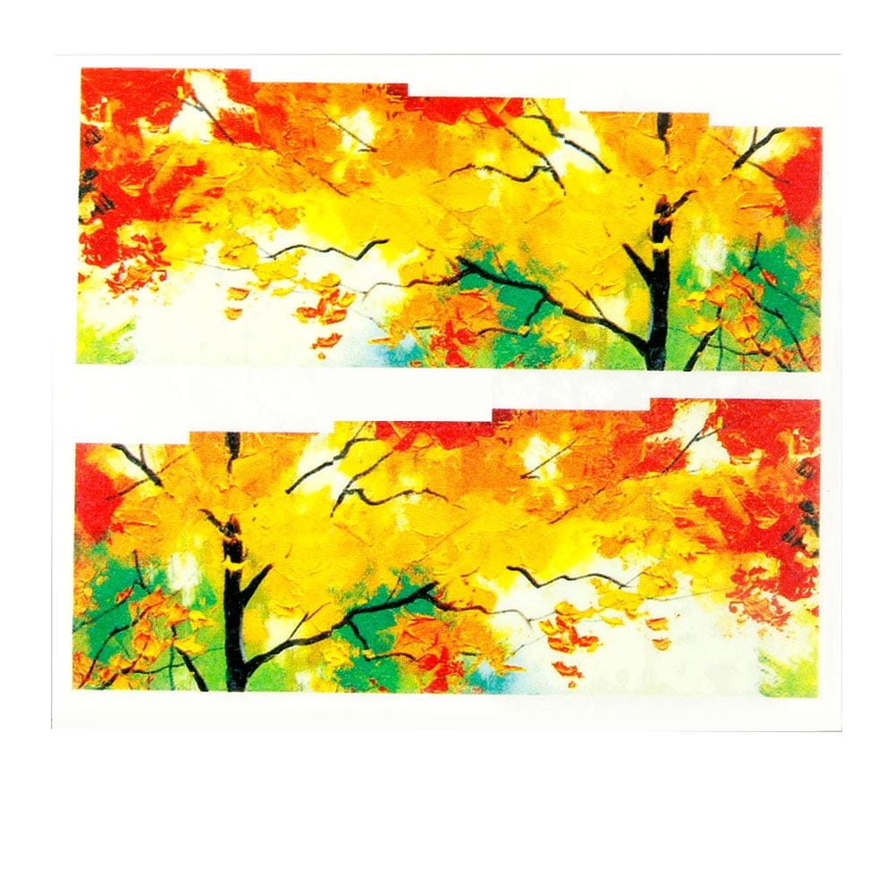 Naklejki wodne do paznokci arkusz 6,5 x 5,5cm na 10 palców yb Nr 783