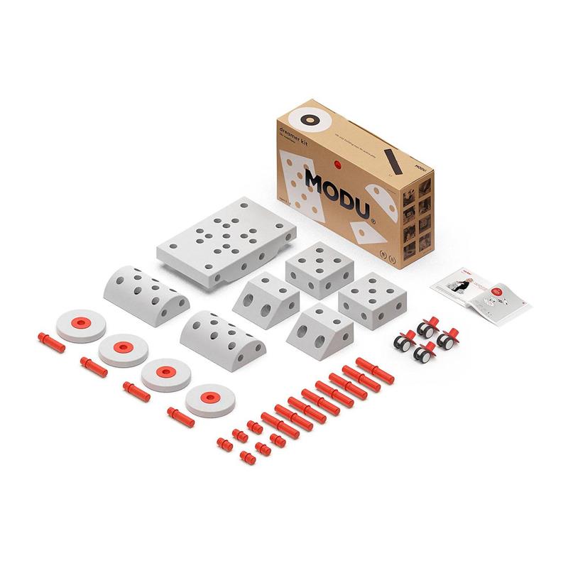 Modu Dreamer Kit 12w1 - kreatywne klocki-Czerwony