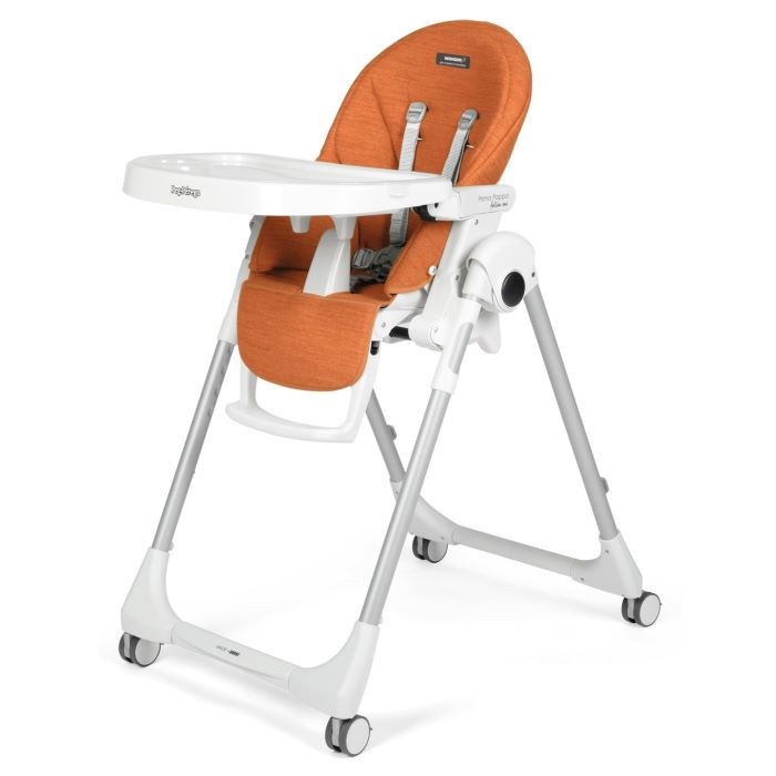 Peg Perego Prima Pappa Follow Me - krzesełko do karmienia-Wonder Orange