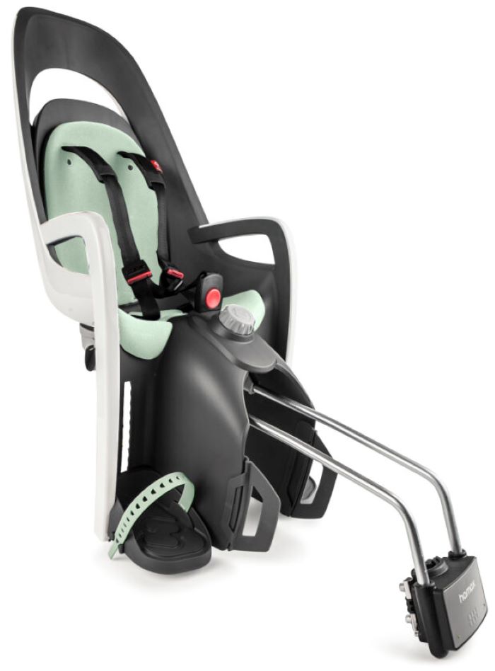 Hamax - Fotelik rowerowy Caress montowany na ramie-White/Mint