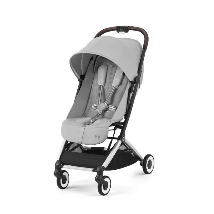 Cybex Orfeo - wózek spacerowy do samolotu-Fog Grey 2024 (Silver Frame)