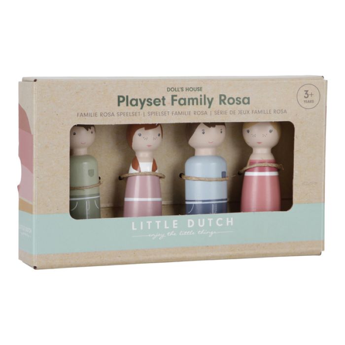 Little Dutch Zestaw do domku rodzina Rosy FSC - 7121