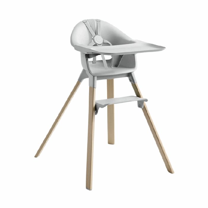Stokke Clikk - krzesełko do karmienia + torba podróżna gratis-Cloud Grey
