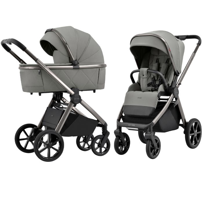 Carrello Omega - wózek głęboko-spacerowy 2w1-Superb Grey