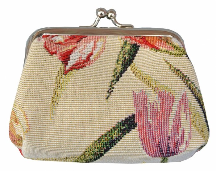 Portmonetka gobelinowa wz. Tulipan