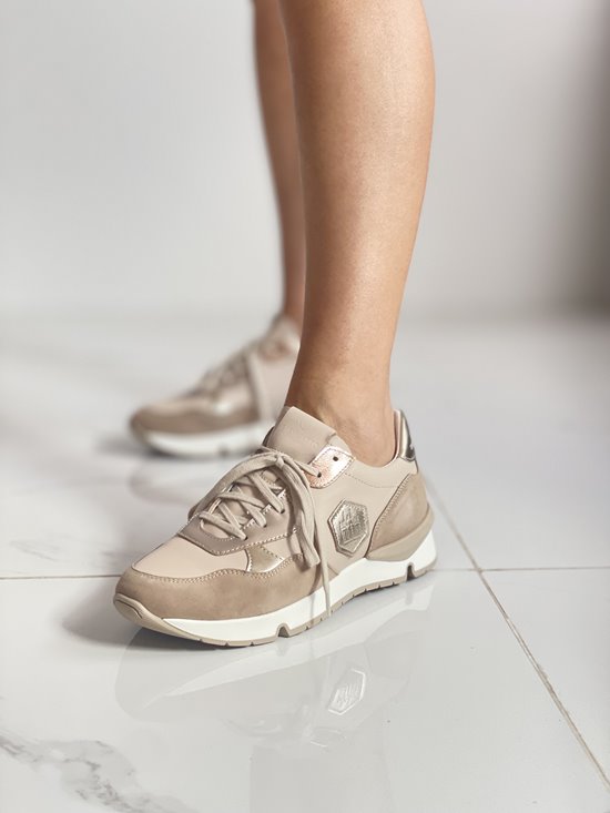 Sneakersy 32-2 Cappuccino / Welur
