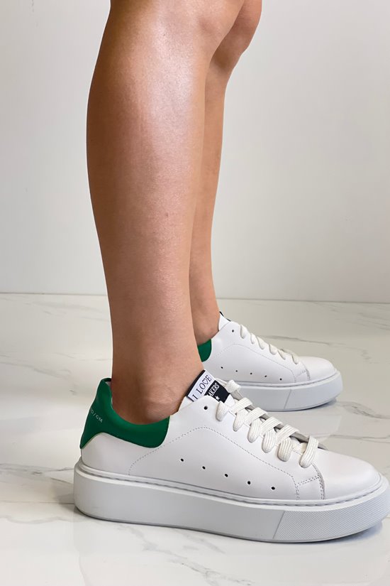 Sneakers SNF 57 BIAŁY/ZIELONY