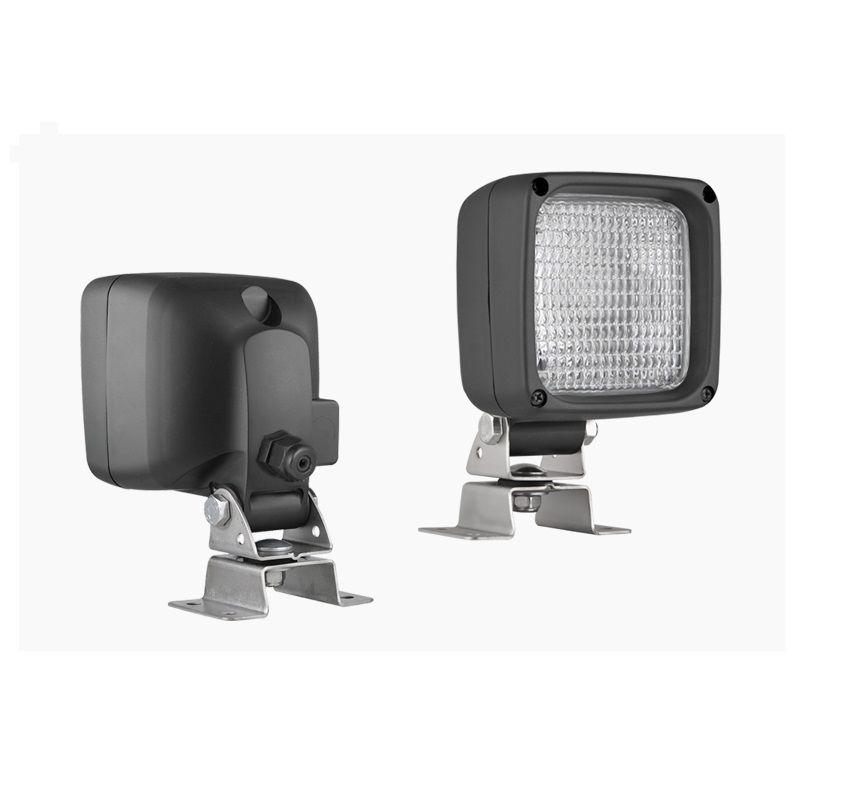 Halogenowa lampa robocza z uchwytem omega i przelotką hermetyczną LKR5.24778 Wesem
