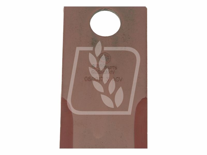 Nóż sieczkarni (gładki) 173x50x3mm Fi-18mm B103393 060017