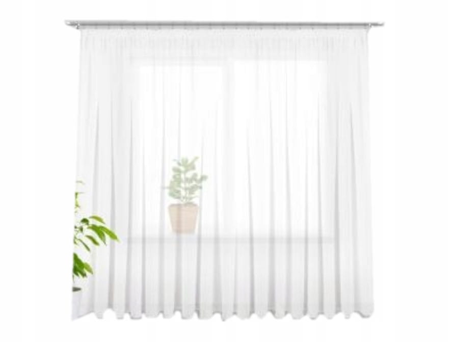 Firanka na okno z balkonem 250x290 cm firany