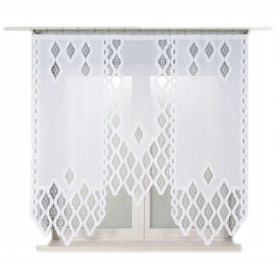 Firanka panel gotowa Otto biała 160x160 cm