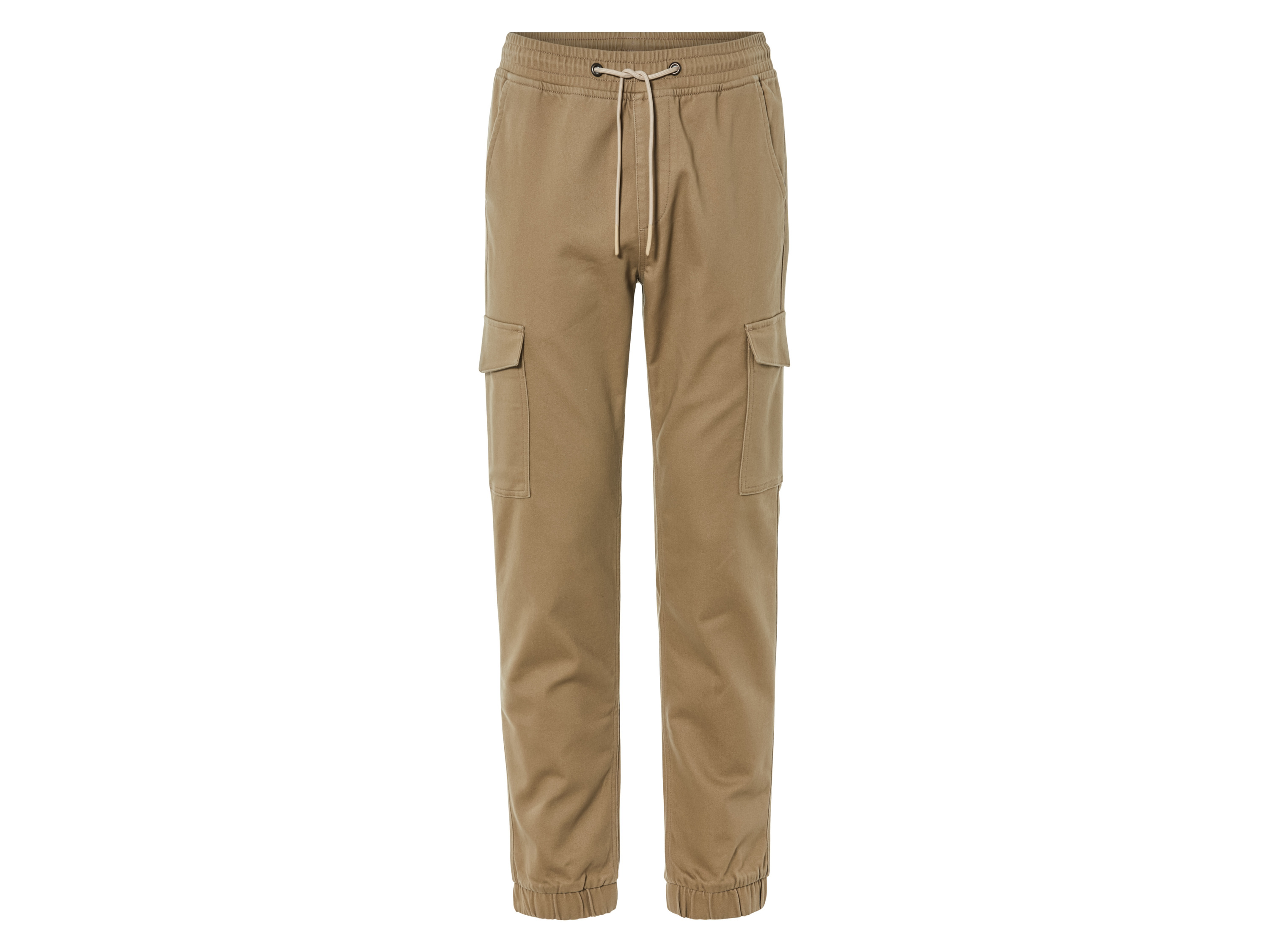 Livergy Joggery męskie cargo z bawełną XL 56/58, Beżowy