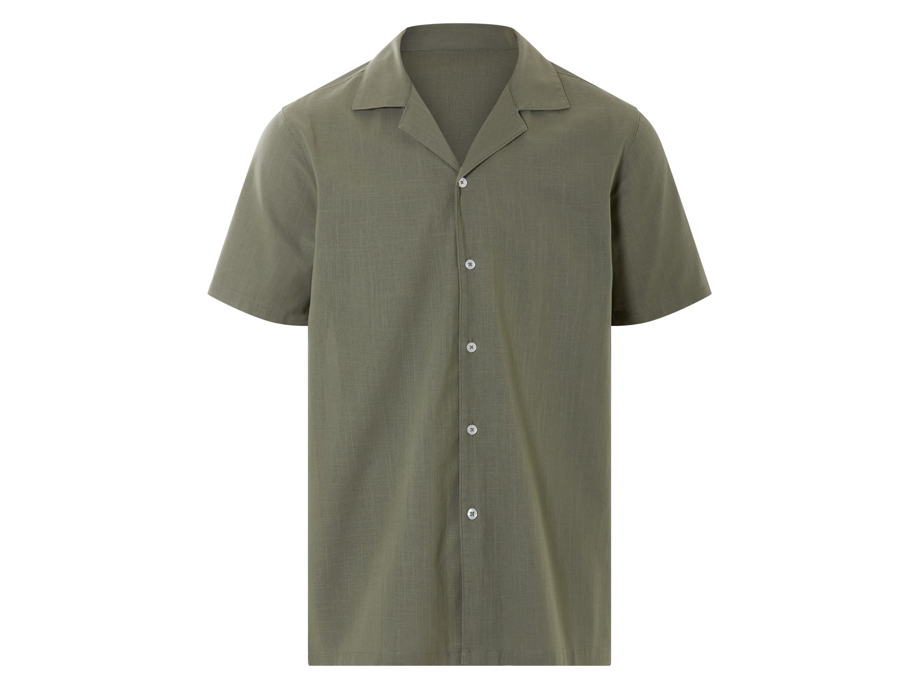 Livergy Koszula męska z bawełny Khaki, XL 43/44