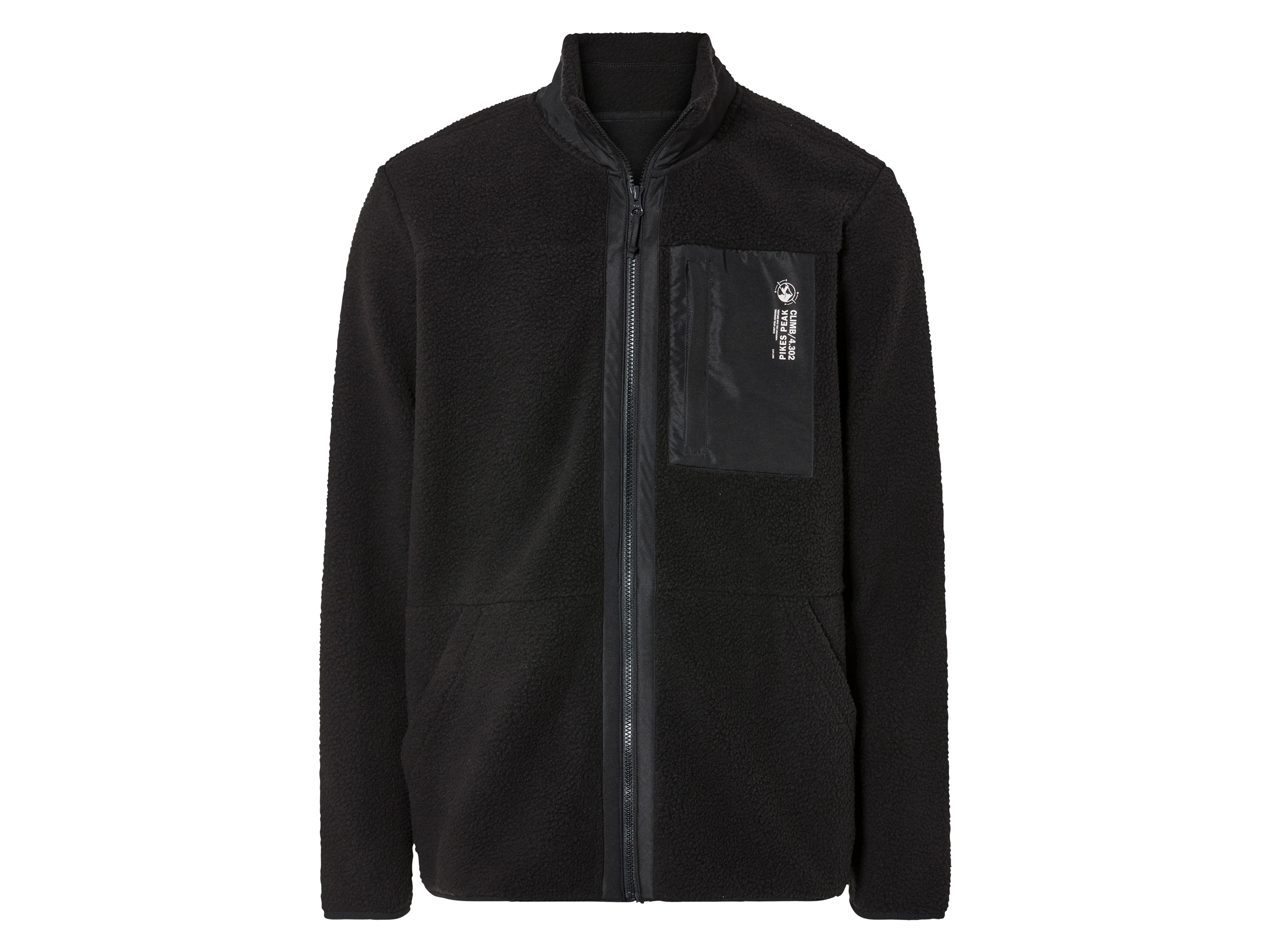 Livergy Kurtka męska sherpa XL 56/58, Czarny