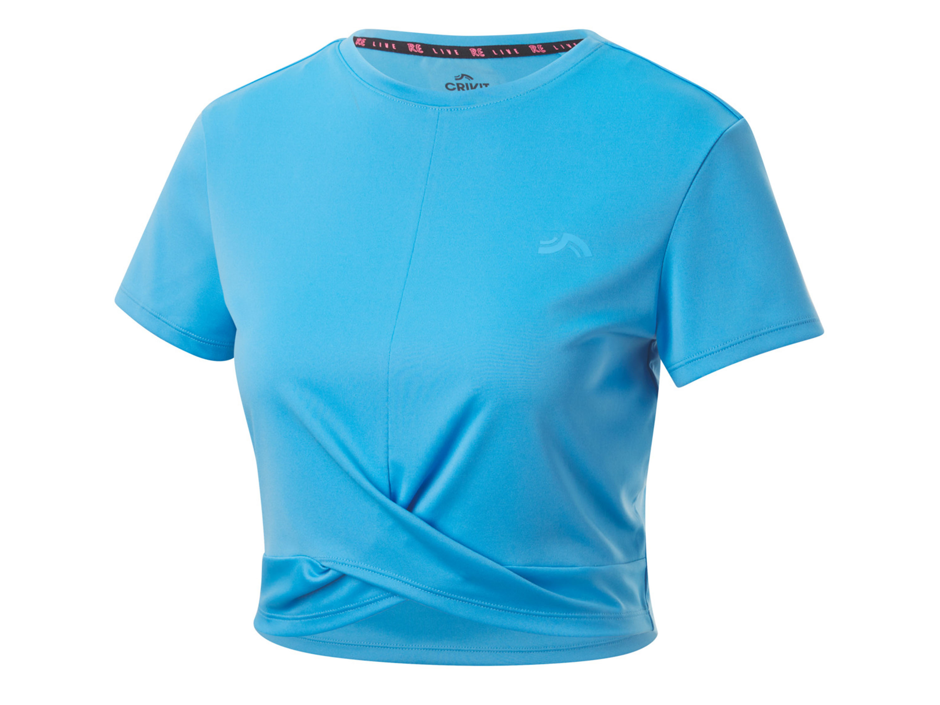 Crivit T-shirt damski funkcyjny, szybkoschnący Niebieski, L 44-46