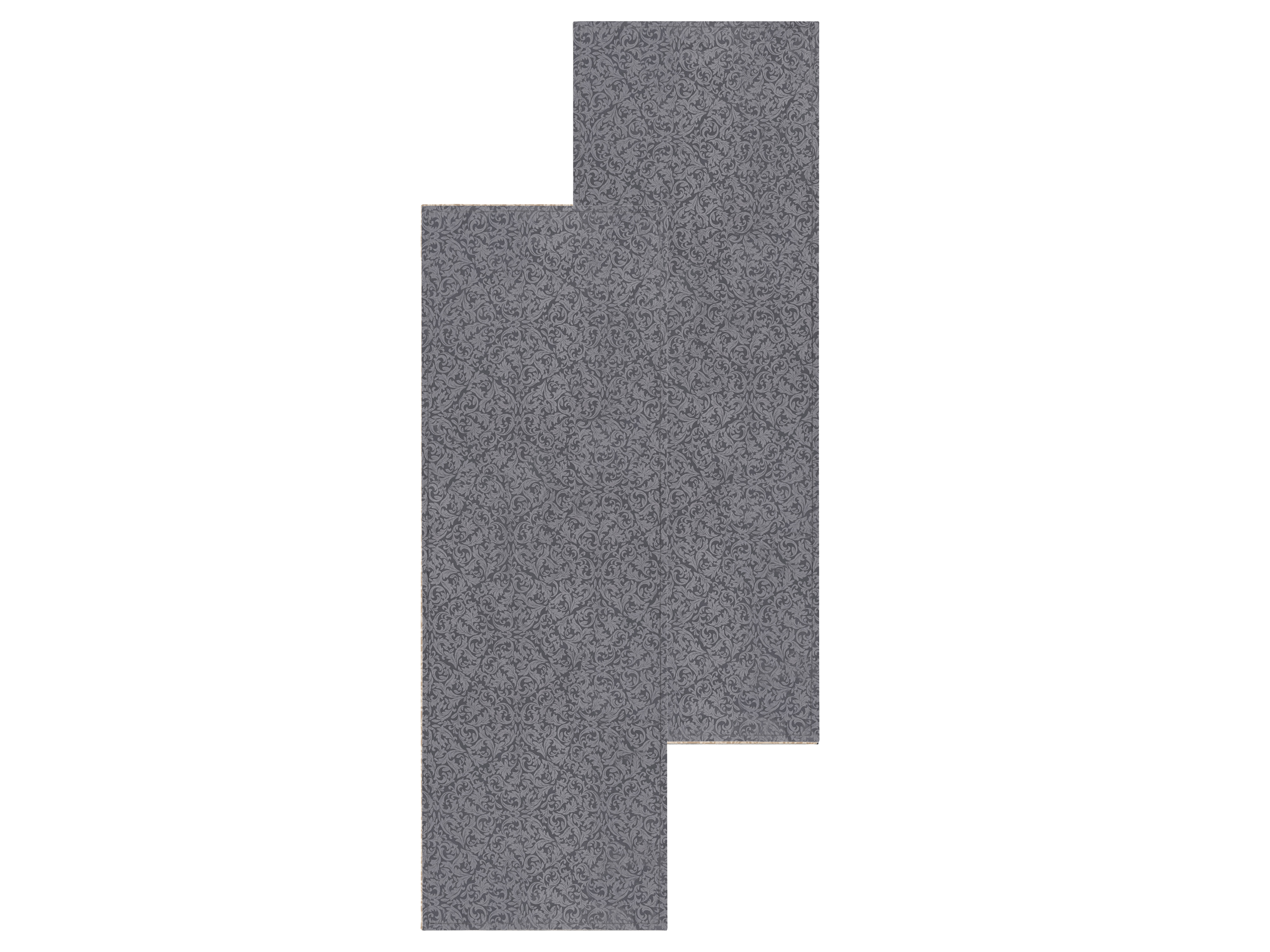 Livarno home Obrus lub zestaw bieżników z ekologiczną impregnacją 50 x 150 cm, Szary