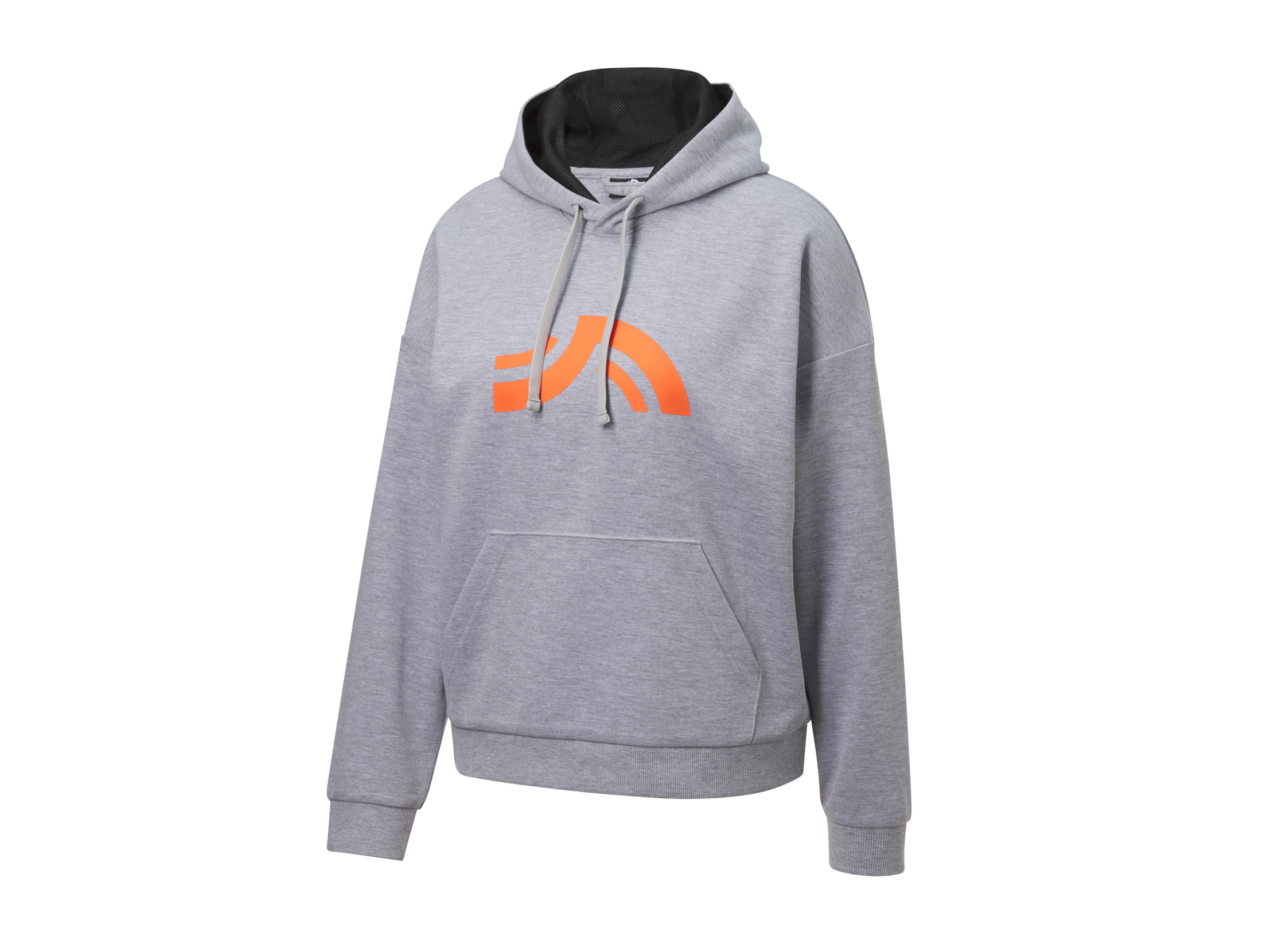 Crivit Bluza damska z kapturem Szary, S36/38