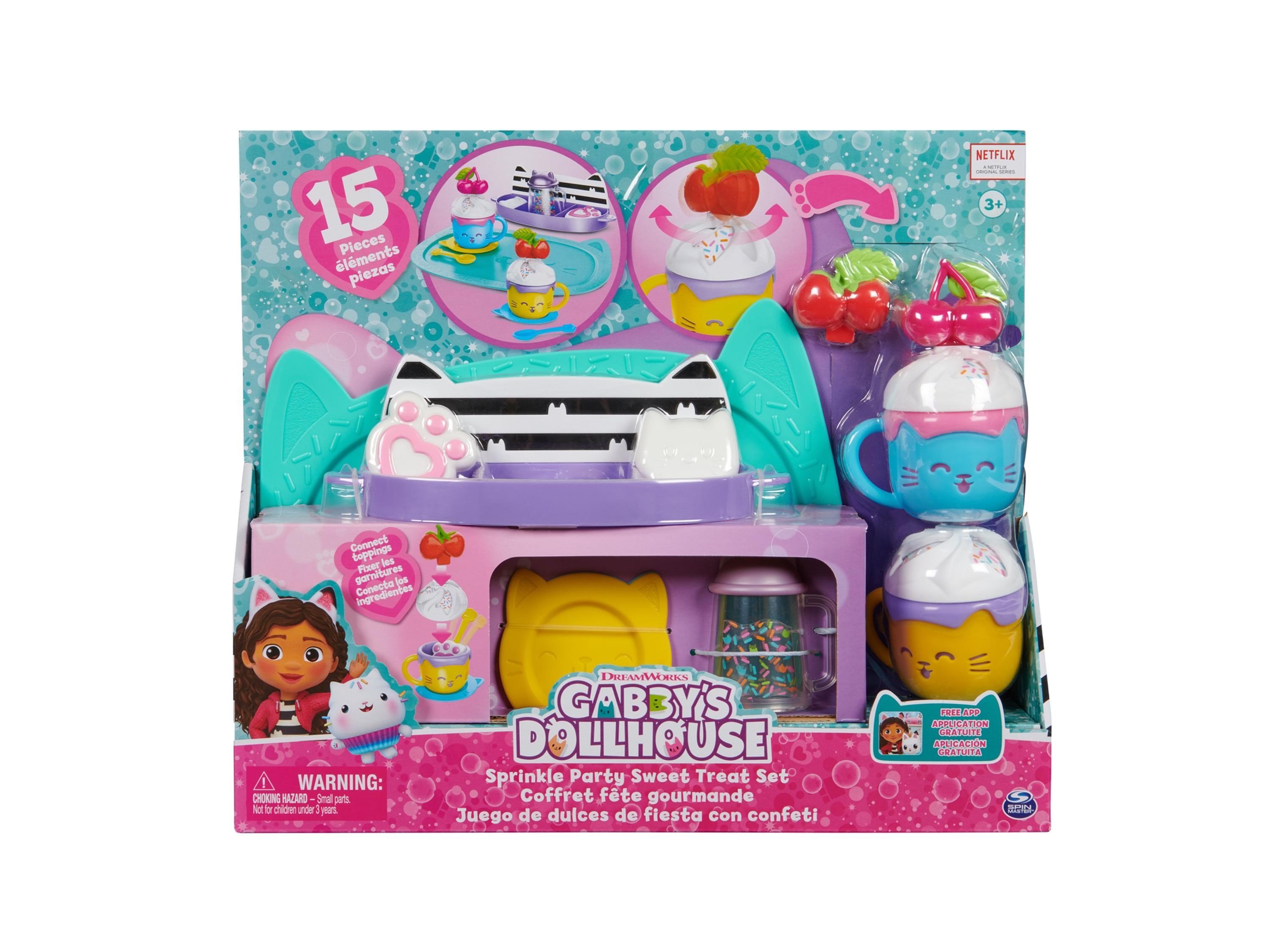 Gabby ́s Dollhouse Zestaw do zabawy: Czekoladowa Fiesta z Posypką