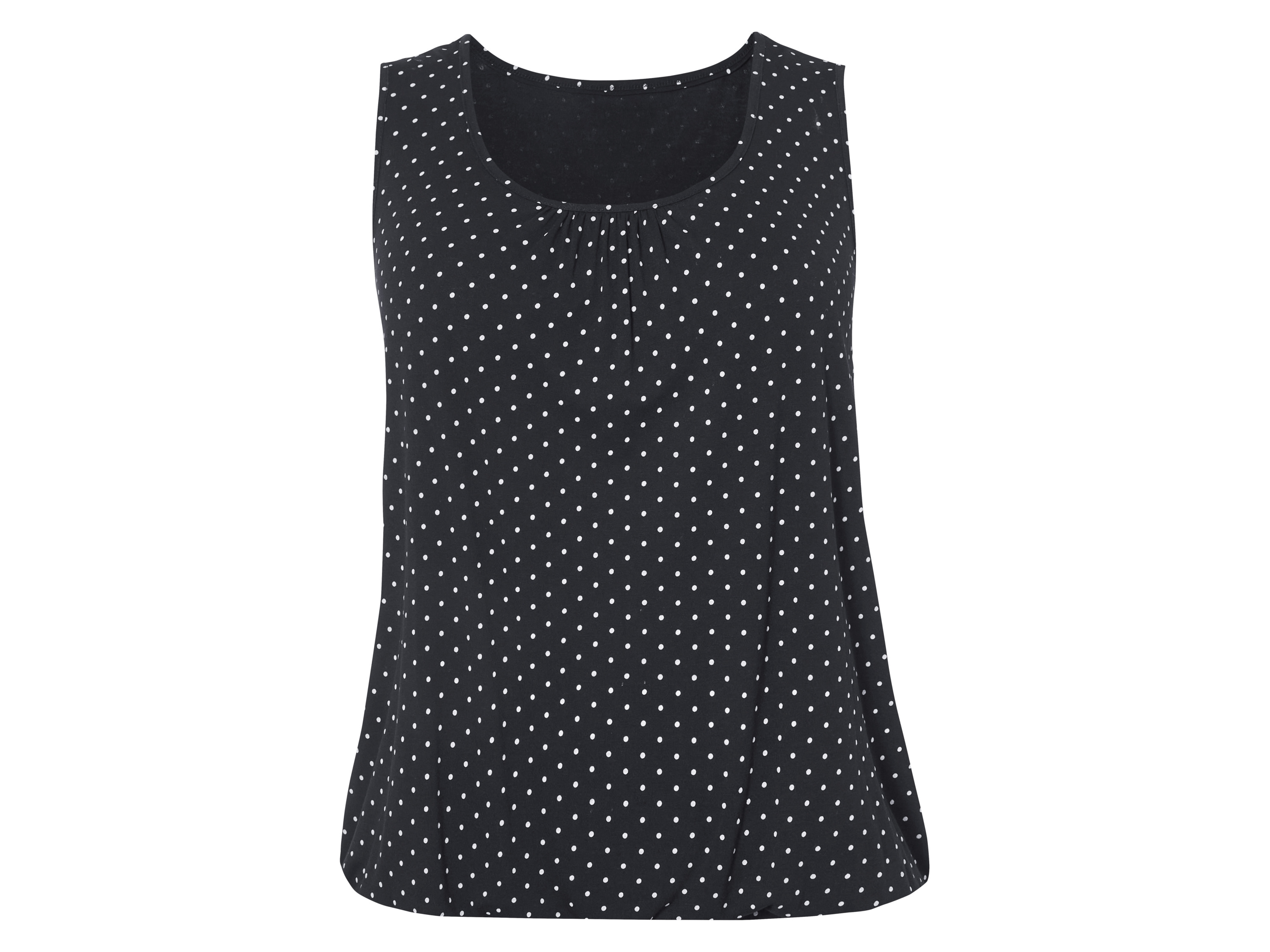 esmara Top damski Wzorzysty/czarny, XXL 52/54