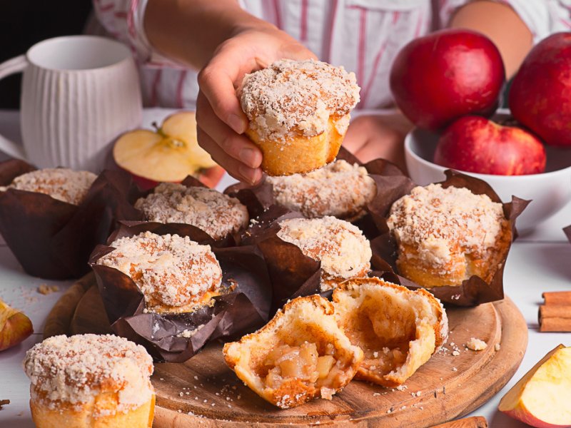 BEZGLUTENOWY Muffin Jabłko z Cynamonem 100g - Piekarnie Cukiernie Putka