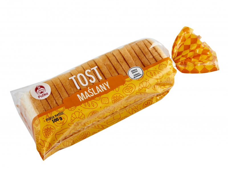 Tost Maślany 500 g - Piekarnie Cukiernie Putka