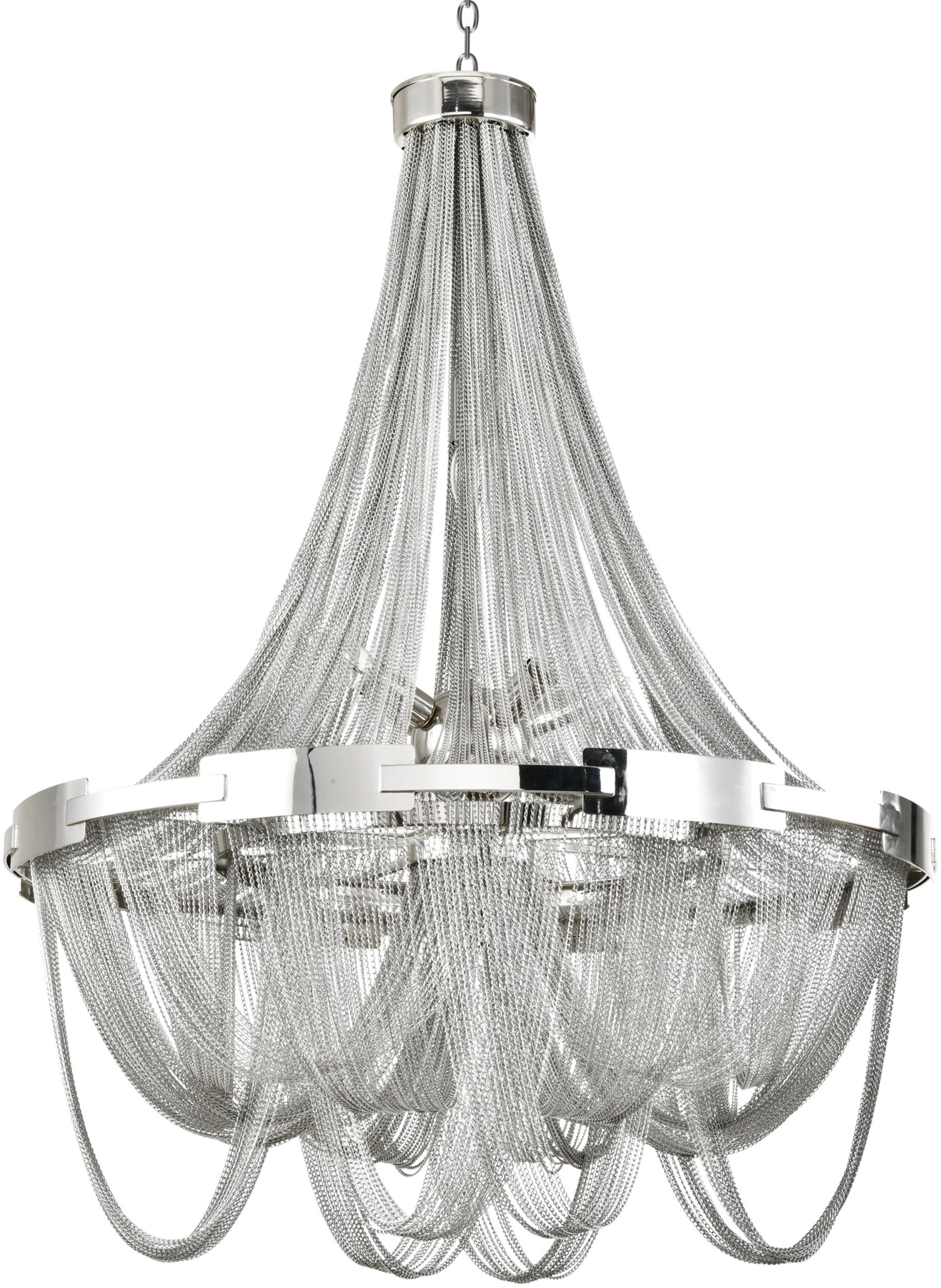 Darmowa Dostawa - Lampa wisząca powyżej 6x40 W nikiel CosmoLight Roma P09109NI