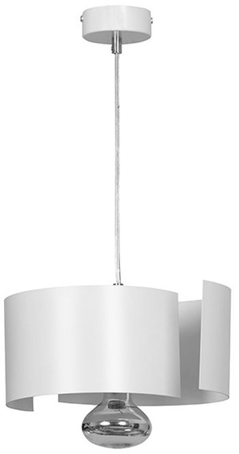 Darmowa Dostawa - Lampa wisząca 1x15 W biała-chrom Emibig Vixon 3061