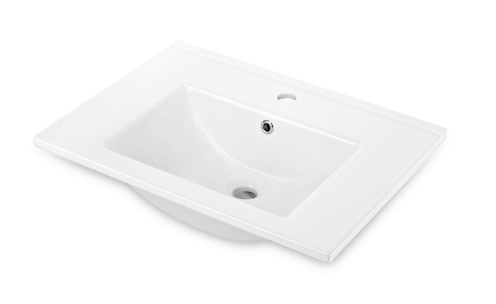 Darmowa Dostawa - Umywalka 60x45 cm prostokątna wpuszczana biała Deante Floks CDI6U6M
